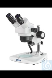 Bild von Stereo-Zoom Mikroskop Binokular, Greenough; 0,75-3,6x; HWF10x21,5; 0,35W LED